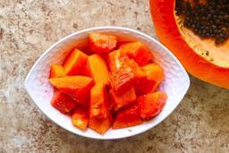 Immunity boost special papaya fruit bowl