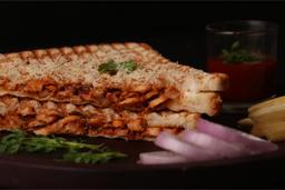 Patiala peg chaap sandwich