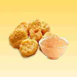 4 pcs chicken nuggets + 1 dip