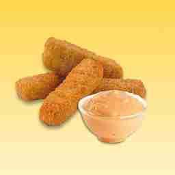 5 pcs veggie fingers + 1 dip