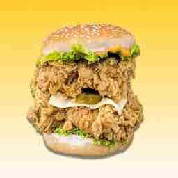 Loaded zinger chicken burger
