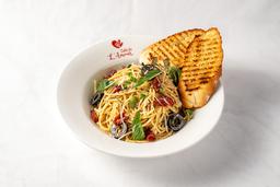 Spaghetti aglio-olio pasta (veg.)