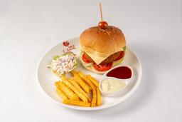 Veggie delight burger