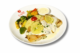 Lemon butter grilled fish