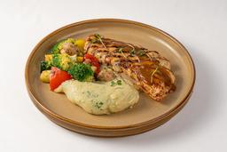 Grilled chicken steak