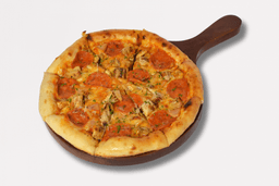 Meat feast pizza