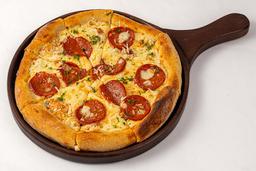 Italian pepperoni pizza