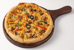 Smoky bbq chicken pizzza