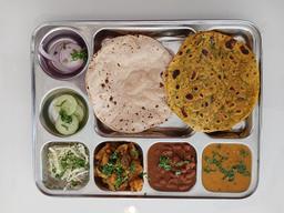 Mini veg thali  - 199 ( curry + roti )