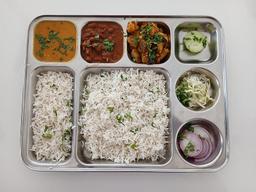 Mini veg thali  - 199 ( curry + rice )