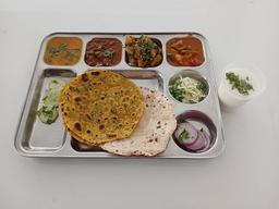 Best veg thali  - 299 ( curry + roti  )
