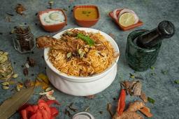 Chicken dum biryani (bone)