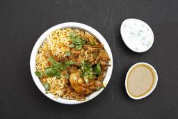 Chicken fry piece biryani (bone)