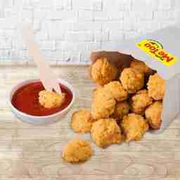 Crunchy chicken pops