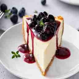 Blueberry cheesecake
