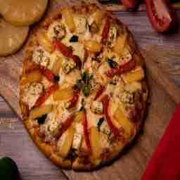 ?pizza 'd' pollo hawaiian?