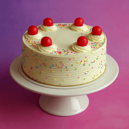 Vanilla cake eggless