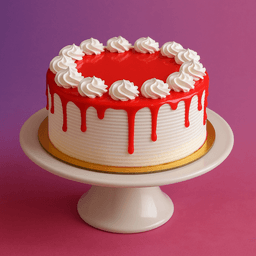 Strawberry cake eggless