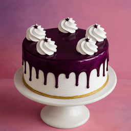 Blueberry cake eggless