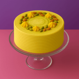 Pistachio cake eggless