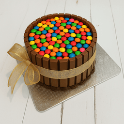 Kitkat gems cake (eggless) one kg