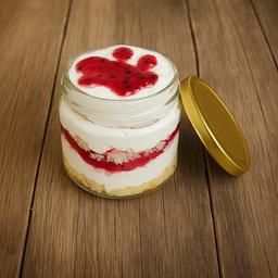 Blueberry jar cake