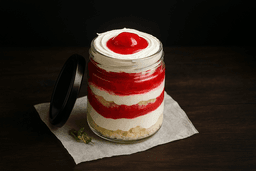 Strawberry jar cake
