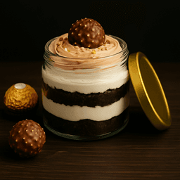 Ferro rocher jar cake