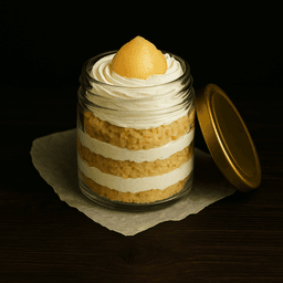 Litchee jar cake