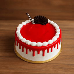 Strawberry cake eggless