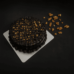 Brownie chocolate cake eggless