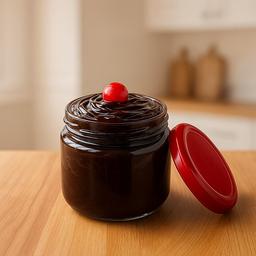 Chocolate truffle jar cake