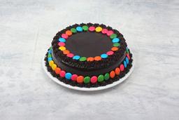 Chocolate gems cake [pure veg]