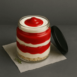 Strawberry jar cake