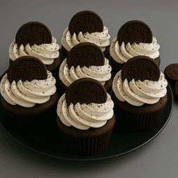 Oreo cupcakes [pack of 6]