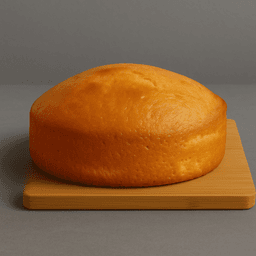 Vanilla dry sponge cake