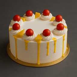 Classic pineapple cake eggless