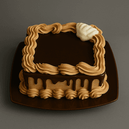 Creamy  chocolate couple cake [250 gms]