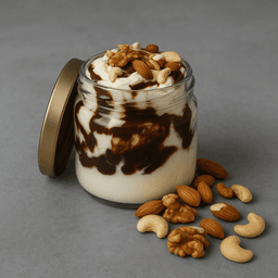 Dry fruits vanilla ice cream