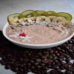 Choco mocha yogurt bowl