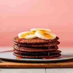 Chocolate protein pancakes
