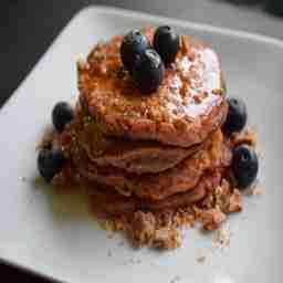 Blueberry protein pancakes
