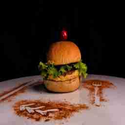 Lean mean chicken burger
