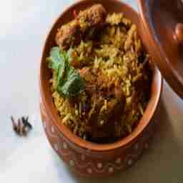 Murg dum biryani