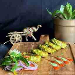 High protein matar paneer tikki