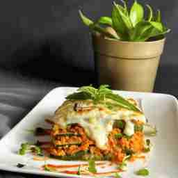 Keto chicken creamy zucchini lasagna