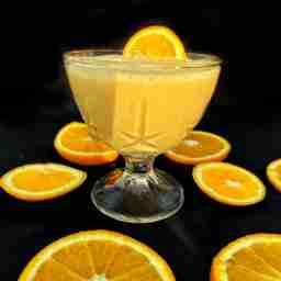 Organic orange smoothie
