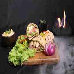 Healthy chicken shawarma