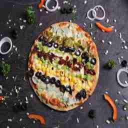 Keto pizza primavera/ tropical veggie pizza