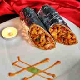 Butter chicken roll